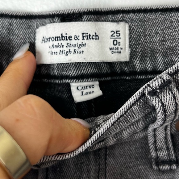 Abercrombie The Ankle Straight Ultra High Rise 0/25S - Picture 6 of 7